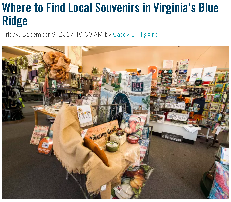 Did you see? Walkabout was featured on Virginia's Blue Ridge Blog