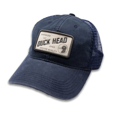 Duck Head Sanforized Trucker Hat Stormy Blue