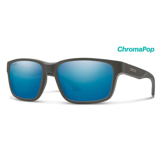 Smith Optics Basecamp Matte Gravy-Chromapop Polarized Blue Mirror