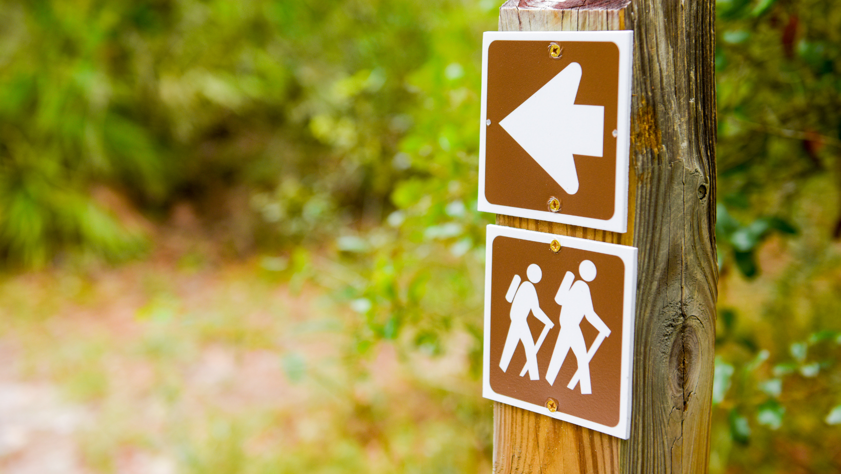 Hiking trailhead icons