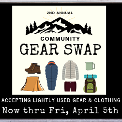 2nd Annual Community Gear Swap Dates Announced