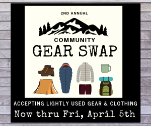 2nd Annual Community Gear Swap Dates Announced
