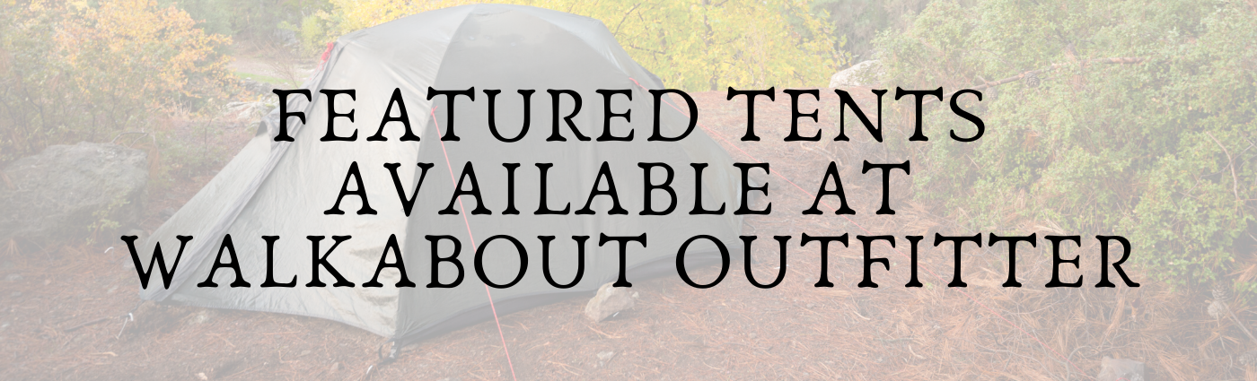Featured Tents available at Walkabout
