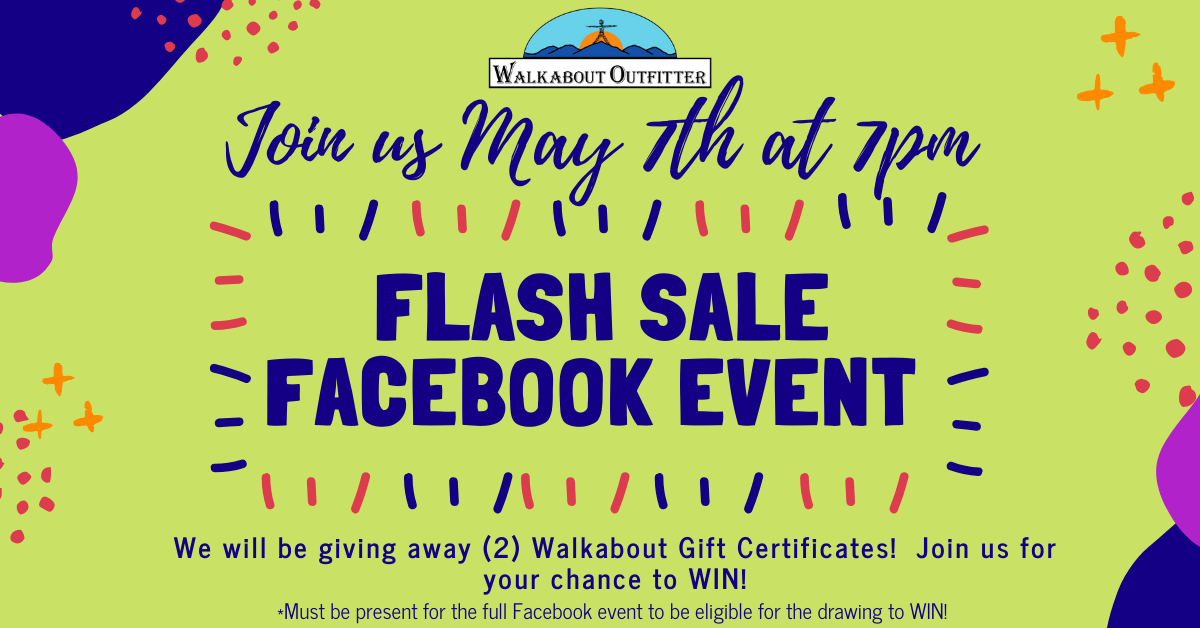 Facebook LIVE Flash Sale Event - May 7th @ 7pm