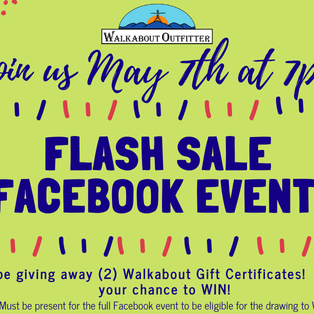 Facebook LIVE Flash Sale Event - May 7th @ 7pm