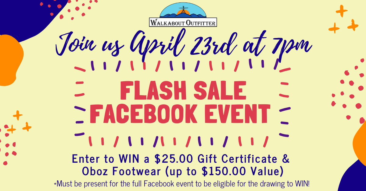 Facebook LIVE Flash Sale Event - April 23 @ 7pm