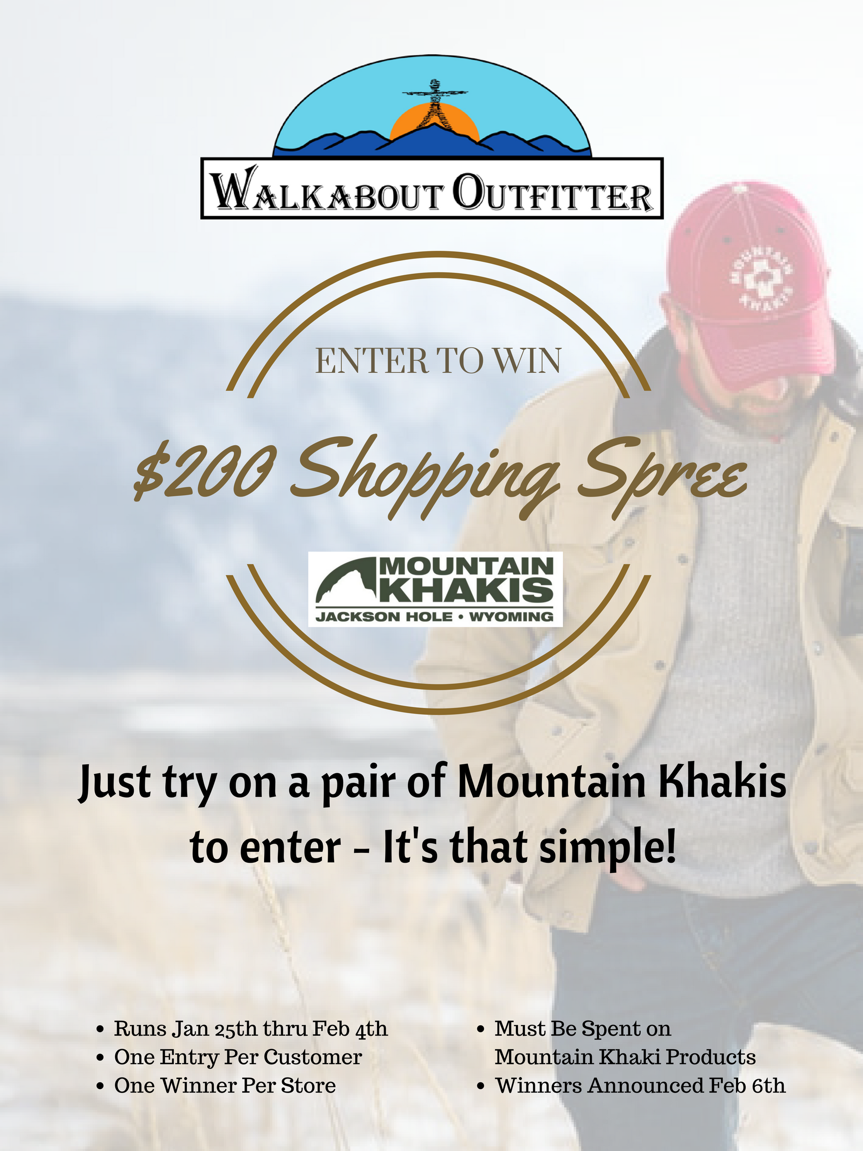 Mountain Khaki Shopping Spree