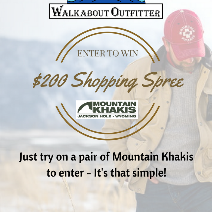 Mountain Khaki Shopping Spree