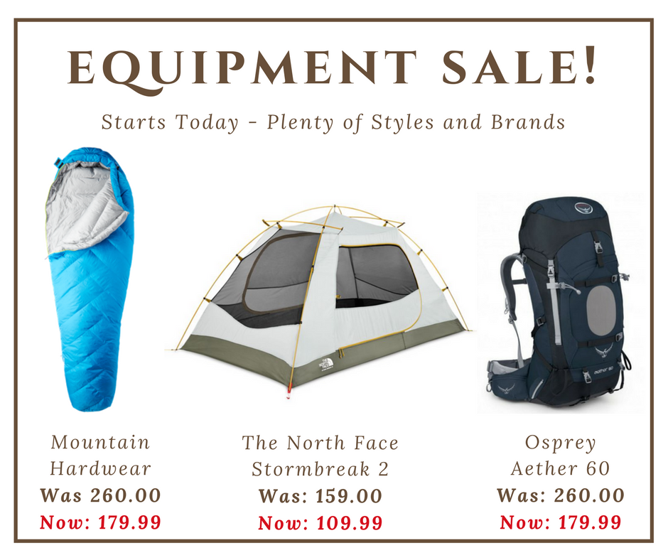 Equipment Sale!