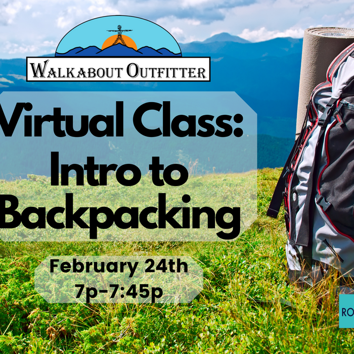 Virtual Class: Intro to Backpacking