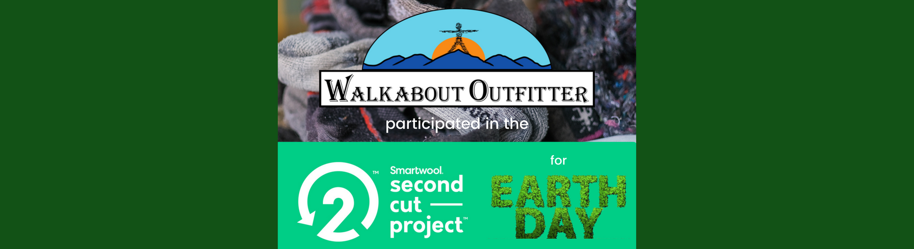 Walkabout Collects 148 lbs. of Socks for Smartwool Second Cut Project