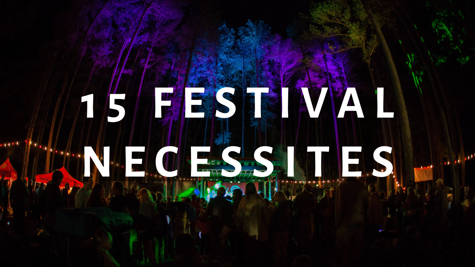 15 Festival Necessities