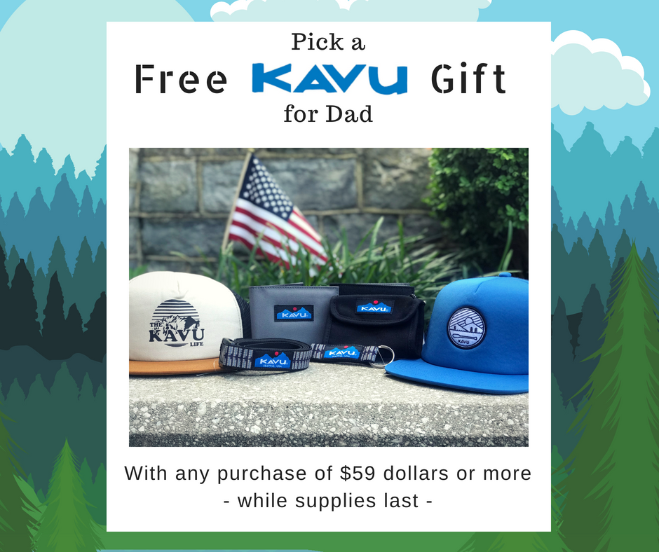 Free gift with purchase for Dad!