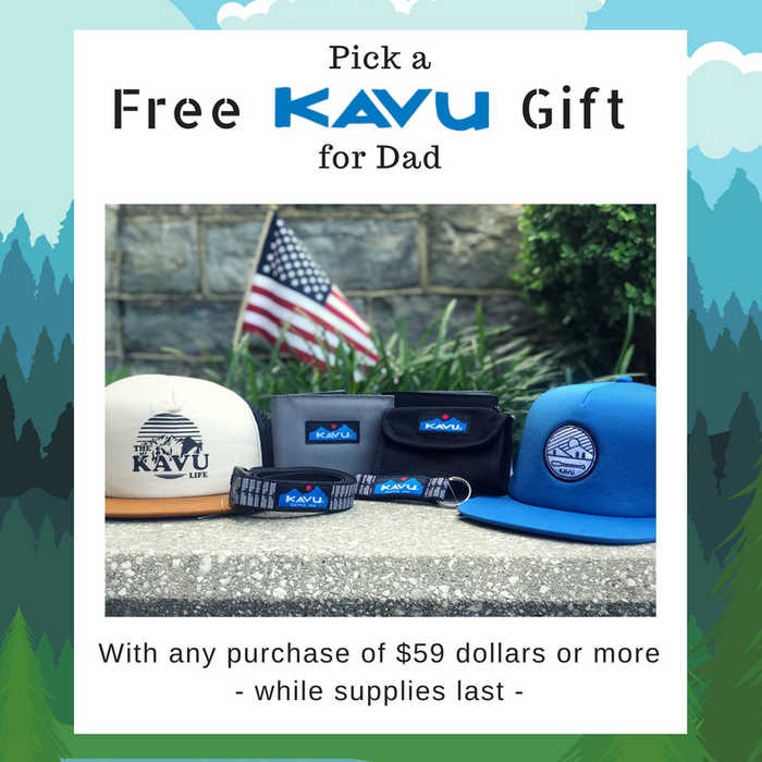 Free gift with purchase for Dad!