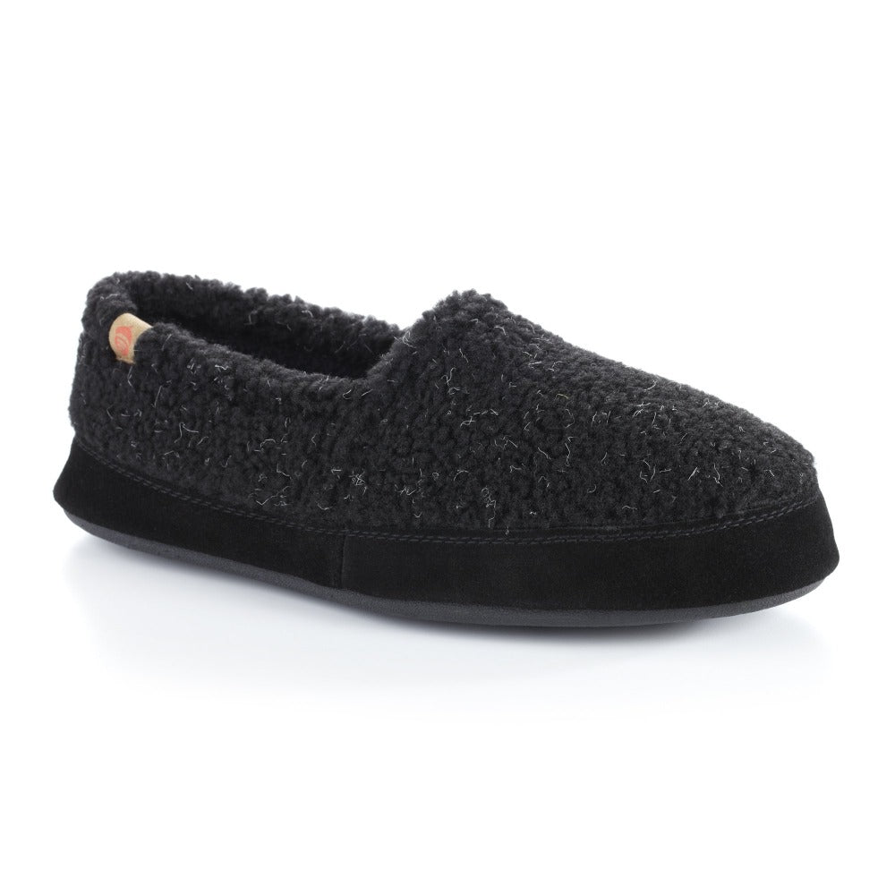 Acorn Moc (Tex/polar) Black Plaid