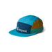 Cotopaxi Tech 5-panel Hat Indigo and Oasis