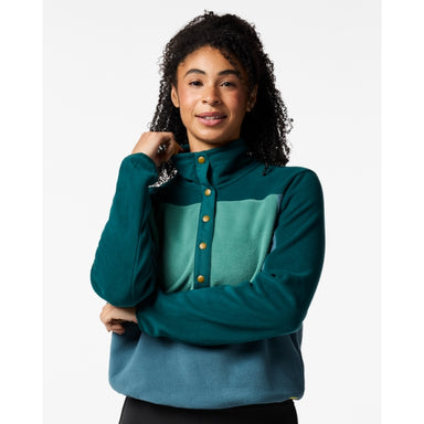 Cotopaxi Encima Fleece Pullover Deep Ocean and Firefly