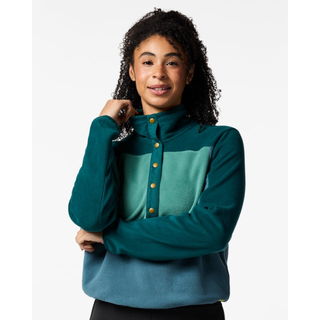 Cotopaxi Encima Fleece Pullover Deep Ocean and Firefly