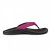 Olukai 'Ohana Orchid Flower / Black