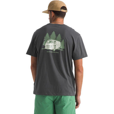 The North Face Mens Van Life Relaxed Short-sleeve Tee - Graphic Anthracite Grey