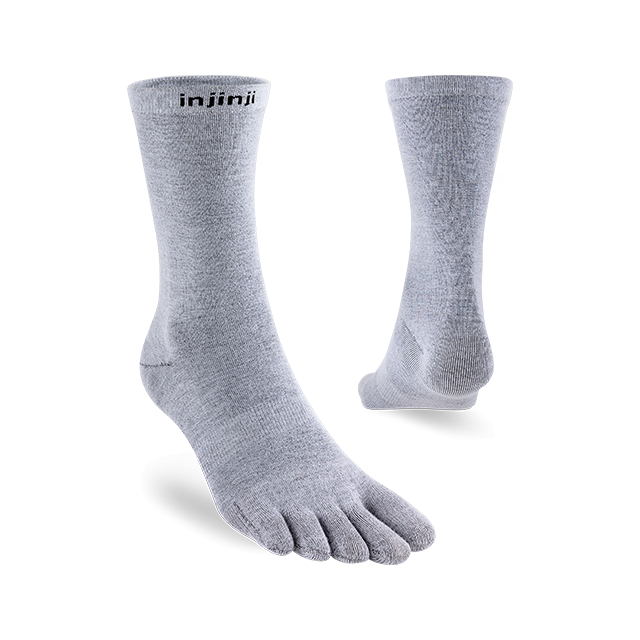 Injinji Liner Crew Gray