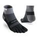 Injinji Run Midweight Mini-crew Black Gray