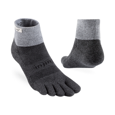 Injinji Trail Midweight Mini-crew Granite