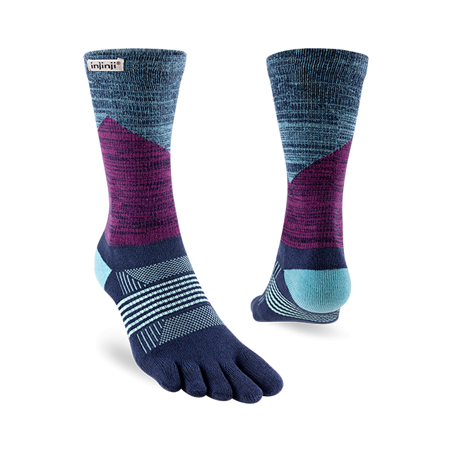 Injinji Trail Midweight Crew Twilight