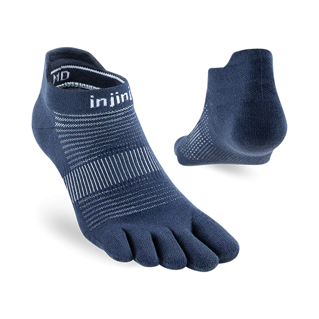 Injinji Run Lightweight No-show Navy