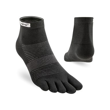 Injinji Run Original Weight Mini-crew Black