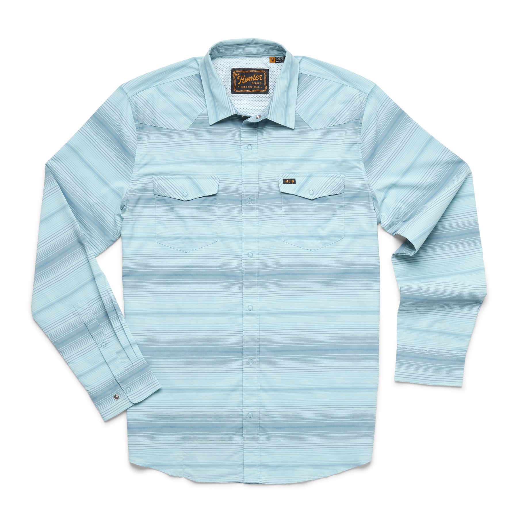 Howler Brothers H Bar B Tech Longsleeve - Isley Plaid : Hemp Cream