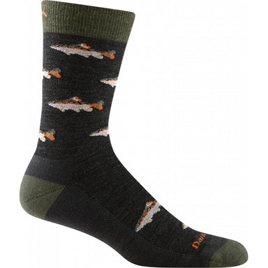 Darn Tough Spey Fly Crew Lightweight With Cushion Charcoal
