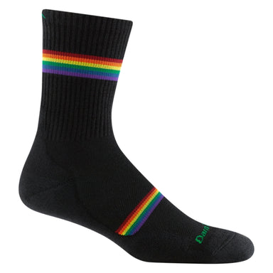 Darn Tough Prism Micro Crew Lightweight With Cushion Black
