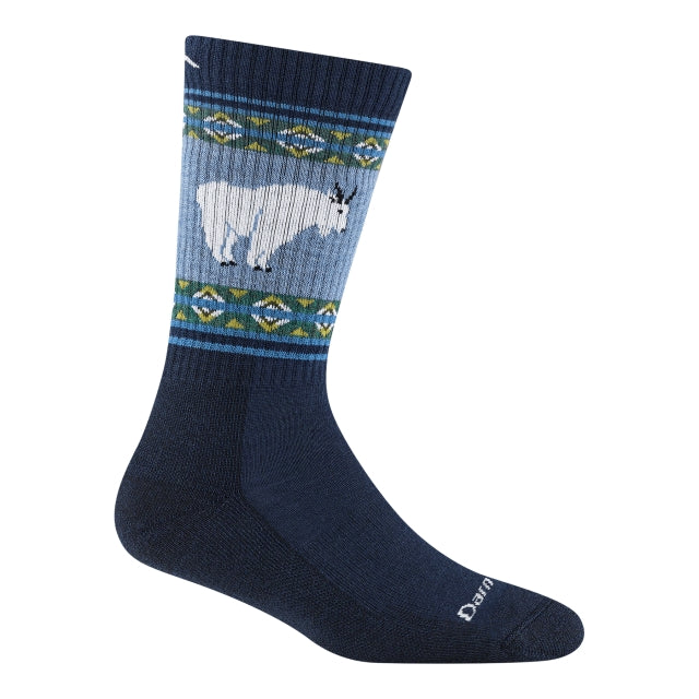 Darn Tough Vanna Grizzle Boot Midweight With Cushion Goat Blue