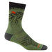Darn Tough Vert Micro Crew Ultra Lightweight Cushion Running Socks Darn Tough Lichen