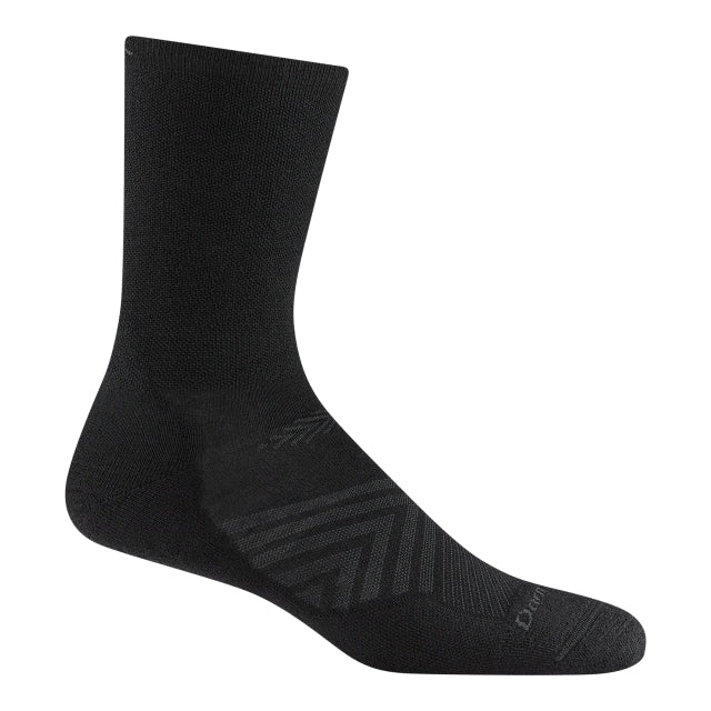 Darn Tough Run Micro Crew Ultra-lightweight With Cushion Black