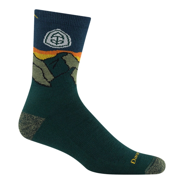 Darn Tough Mens ATC Micro Crew Midweight with Cushion pine
