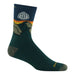 Darn Tough Mens ATC Micro Crew Midweight with Cushion pine