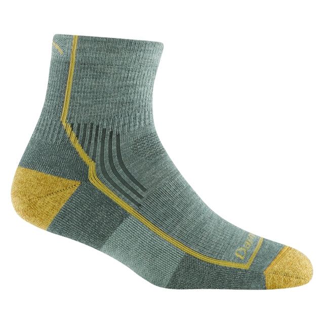 Darn Tough Hiker Quarter Midweight Cushion Hiking Socks Darn Tough Sage