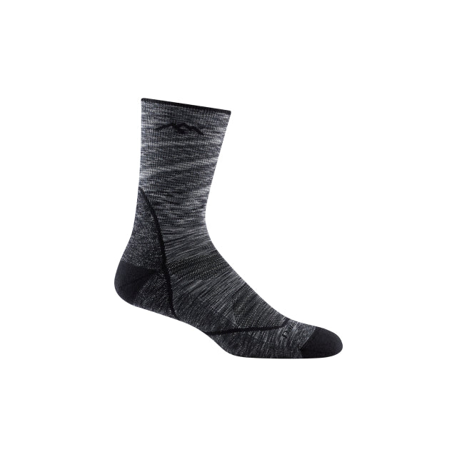 Darn Tough Mens Light Hiker Micro Crew Lightweight with Cushion Space Gray