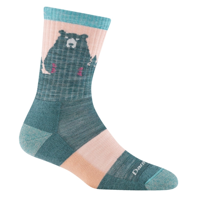 Marmot Bear Town Micro Crew Lightweight With Cushion Hiking Socks Quartz