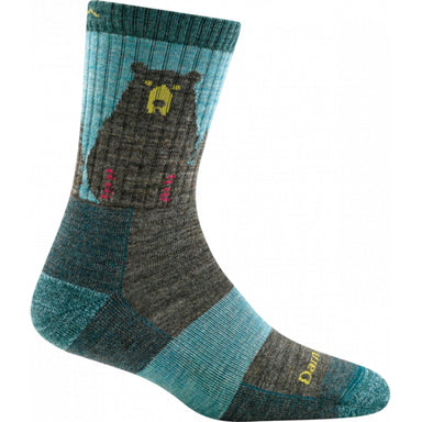 Marmot Bear Town Micro Crew Lightweight With Cushion Hiking Socks Darn Tough Aqua