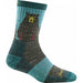 Marmot Bear Town Micro Crew Lightweight With Cushion Hiking Socks Darn Tough Aqua
