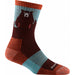 Marmot Bear Town Micro Crew Lightweight With Cushion Hiking Socks Burgundy