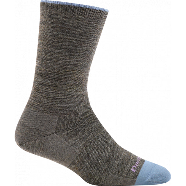 Darn Tough Solid Basic Crew Lightweight Taupe