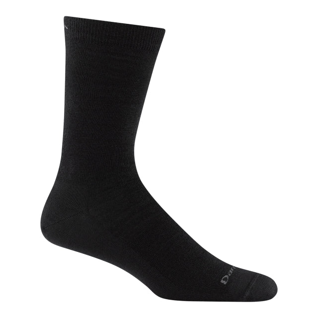 Darn Tough Solid Crew Lightweight Solid Black