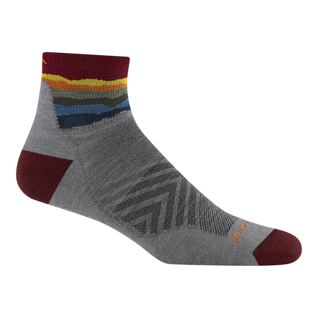 Darn Tough Run 1/4 Ultra-lightweight With Cushion Skyracer Gray