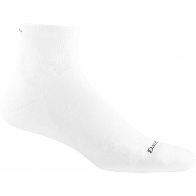 Darn Tough Run 1/4 Ultra-lightweight With Cushion White