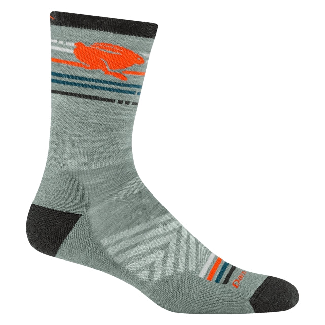 Darn Tough Pacer Micro Crew Ultra-lightweight With Cushion Seafoam