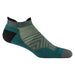 Darn Tough Run No Show Tab Ultra Lightweight Cushion Running Socks Teal